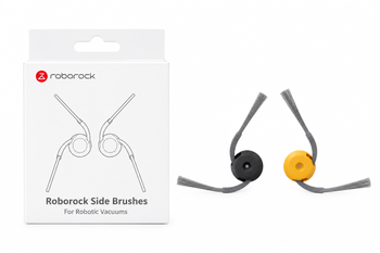 Roborock Qrevo Curv 2 Flow Seitenbürste Ersatzbürste Grau/Gelb für Saugroboter