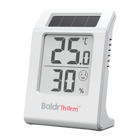 Termohigrometr BALDRTHERM E0587TH zasilany energią słoneczną