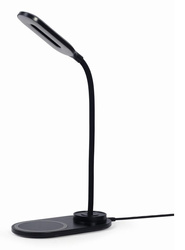 MOBILE CHARGER WRL DESK LAMP/BLACK TA-WPC10-LED-01 GEMBIRD