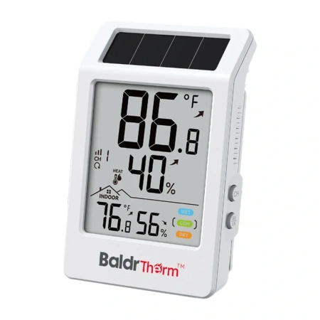 Termohigrometr BALDRTHERM B0707 zasilany energią słoneczną