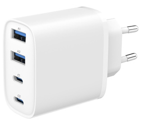 CHARGER USB UNIVERSAL 4P 40W/TA-UC-2A2C-PD40-01-W GEMBIRD