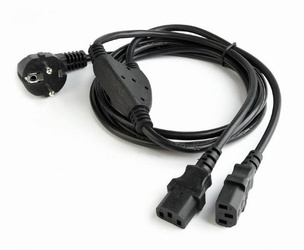 KABEL ZASILAJĄCY SPLITTER VDE 2M PC-186-ML6 GEMBIRD