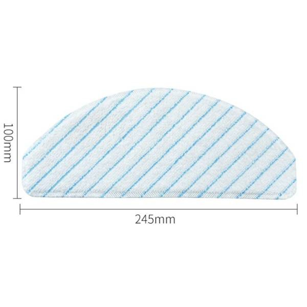 3 x Mop ściereczka wielokrotnego użytku - do Ecovacs Ozmo T8 / T8 + / T8 AIVI/ T9/ T9 PRO