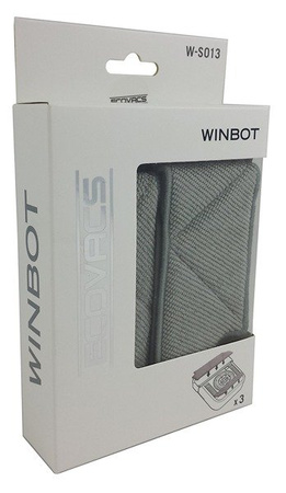 Ecovacs Winbot W710, W730 - Ściereczki z mikrofibry (3szt.) W-S013