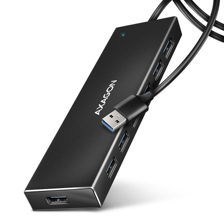 I/O HUB USB3.2 7PORT FLAT/1M HUE-F7A AXAGON