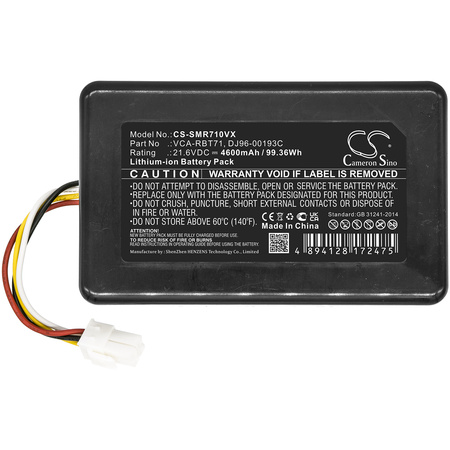 Samsung POWERbot PowerBot R7040 SR10M701PUW SR10M702PUW SR10M703PWG Li-Ion 4600 mAh