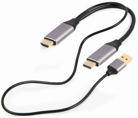 I/O ADAPTER HDMI TO DP/BLACK A-HDMIM-DPM-01 GEMBIRD