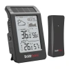 Stacja pogodowa BALDRTHERM B0596WT2H2P-V1 zasilana energią słoneczną (Czarny)