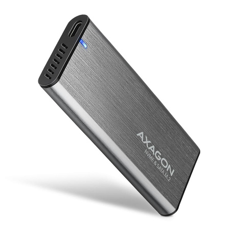 SSD ACC ENCLOSURE M.2 NVME/SATA USB-C EEM2-SG2 AXAGON
