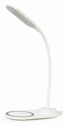 MOBILE CHARGER WRL DESK LAMP/WHT TA-WPC10-LED-01-W GEMBIRD