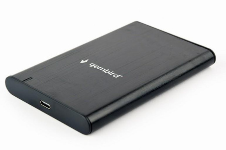 OBUDOWA HDD EXT. USB-C 2.5" BLACK EE2-U3S-6 GEMBIRD