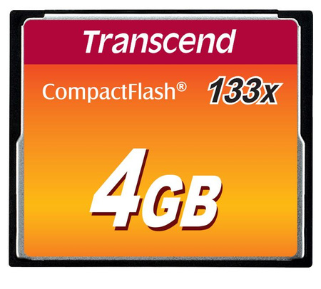 KOMPAKTOWA PAMIĘĆ FLASH 4GB SLC TS4GCF133 TRANSCEND