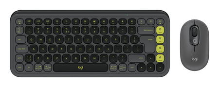 KEYBOARD +MOUSE COMBO POP ICON/GR/GREEN 920-013140 LOGITECH