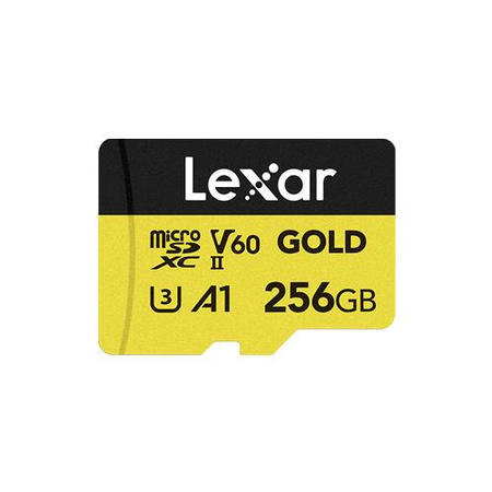 MEMORY MICRO SDXC 256GB UHS-II/GOLD LMSGOLD256G-BNNNG LEXAR