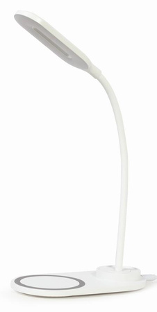 MOBILE CHARGER WRL DESK LAMP/WHT TA-WPC10-LED-01-W GEMBIRD