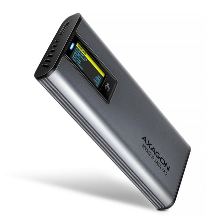 SSD ACC ENCLOSURE M.2 NVME/SATA USB3.2 EEM2-SD2 AXAGON