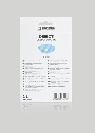 Robot odkurzacz - szczotki boczne 2 szt.,szczotka główna, filtr ECOVACS DM82-KTA do Ecovacs  DM82 wyprodukowany po 20/11/2016
