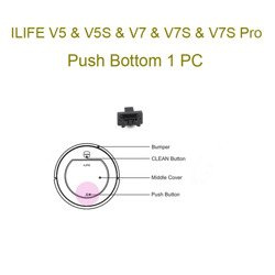 Robot odkurzacz Ilife V7 V7S V7S Pro V5 V5S V5S Pro akcesoria zamek pokrywy górnej
