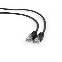 KABEL PATCH CAT5E UTP 0.5M BLACK PP12-0.5M/BK GEMBIRD