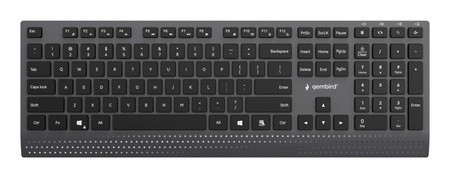 KEYBOARD MULTIMEDIA USB ENG/BLACK KB-MCH-06 GEMBIRD