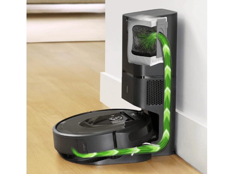 IROBOT ROOMBA i7+ (i7550 silver) WiFi NOWOŚĆ 2019 z automatycznym  zasobnikiem na brud | Sklep Superrobot.com.pl